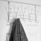 Home Basics Shelby 5 Hook Over the Door Hanging Rack, White DH47857 - alternate 1